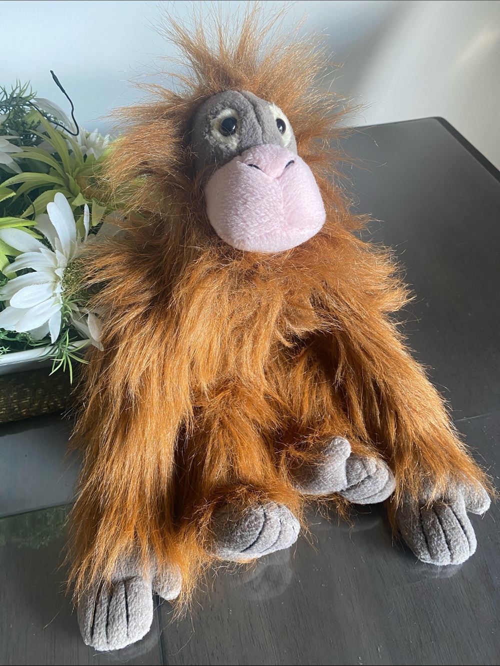 NWOT🌈 2006 Orange Orangutan Monkey Plush Beanie gifts